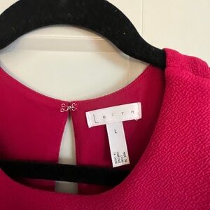 Leith Mini Dress (hot pink)